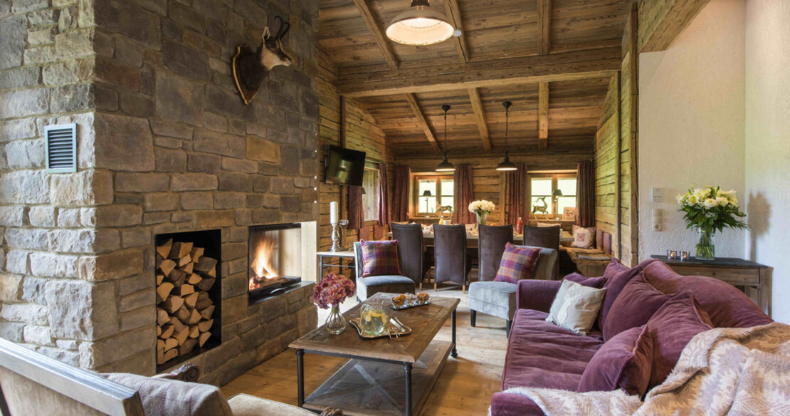 Chalet Tschoder - living area