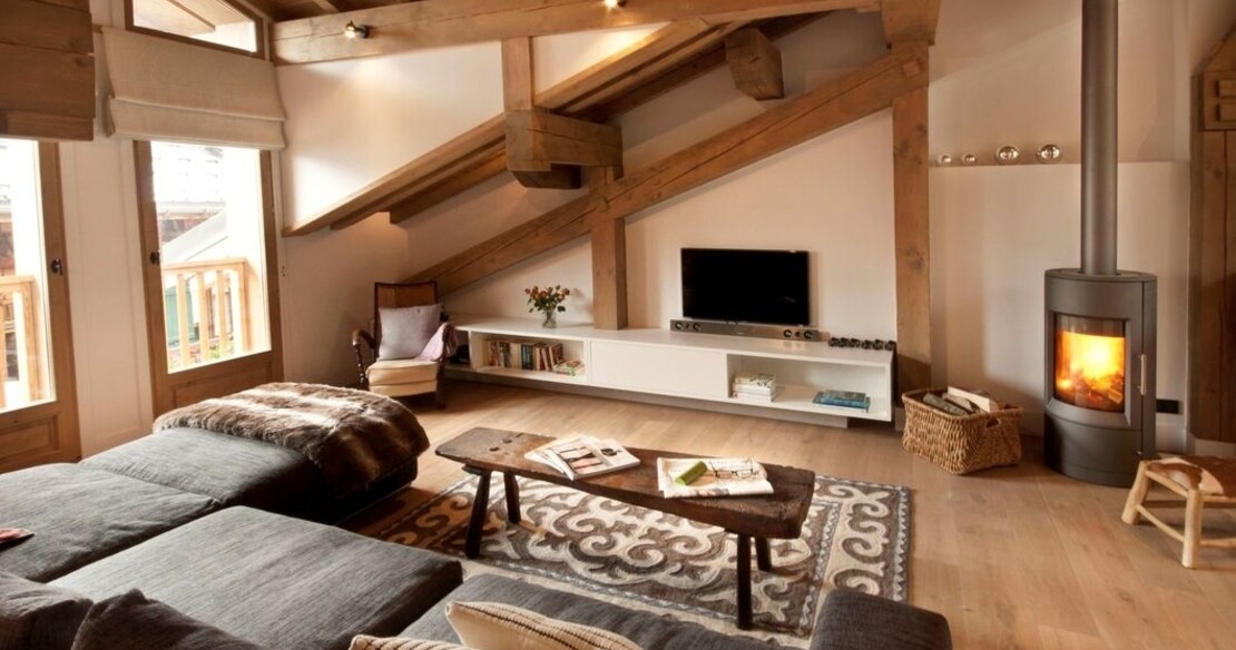 Chalet Pierremont Courchevel Le Praz - sitting room