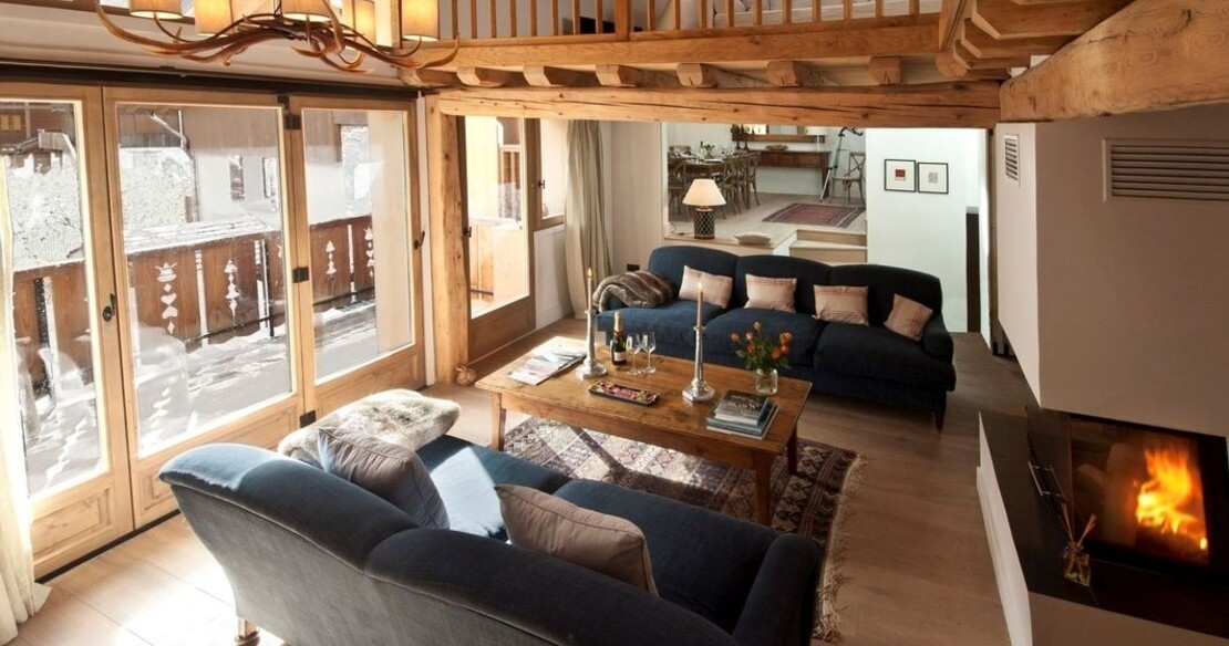 Chalet Pierremont Courchevel Le Praz - sitting room