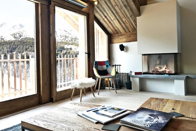 Chalet caro meribel sitting room