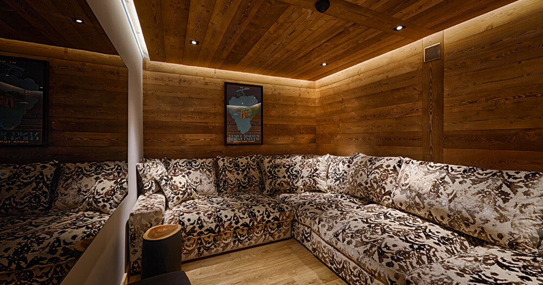 The cinema room - Lodge des Nants