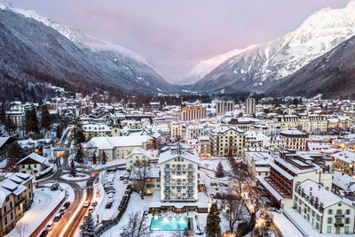 Luxury properties in Chamonix resort, France