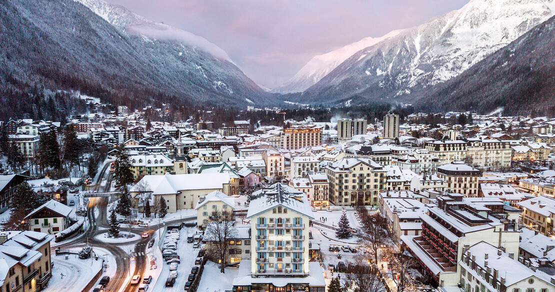 Ski resort Chamonix France