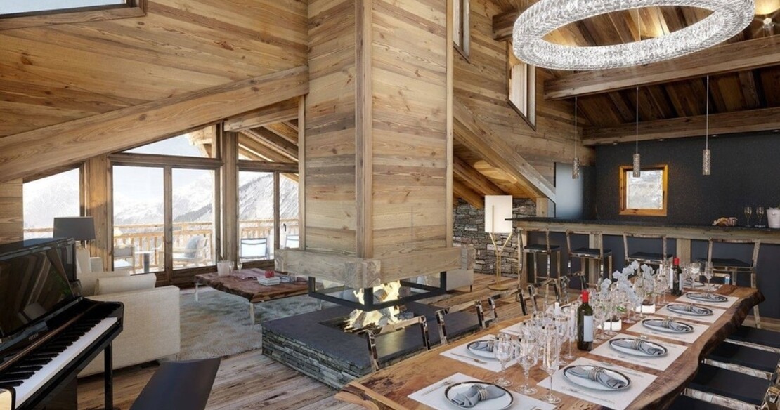 Chalet Pure Black Crystal St Martin De Belleville