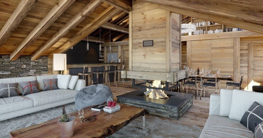 Chalet Pure Black Crystal St Martin De Belleville