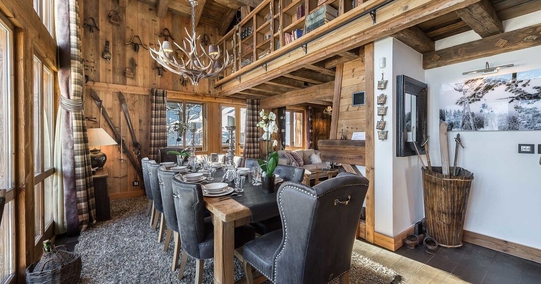 Chalet Alpette - Courchevel Village - dining table