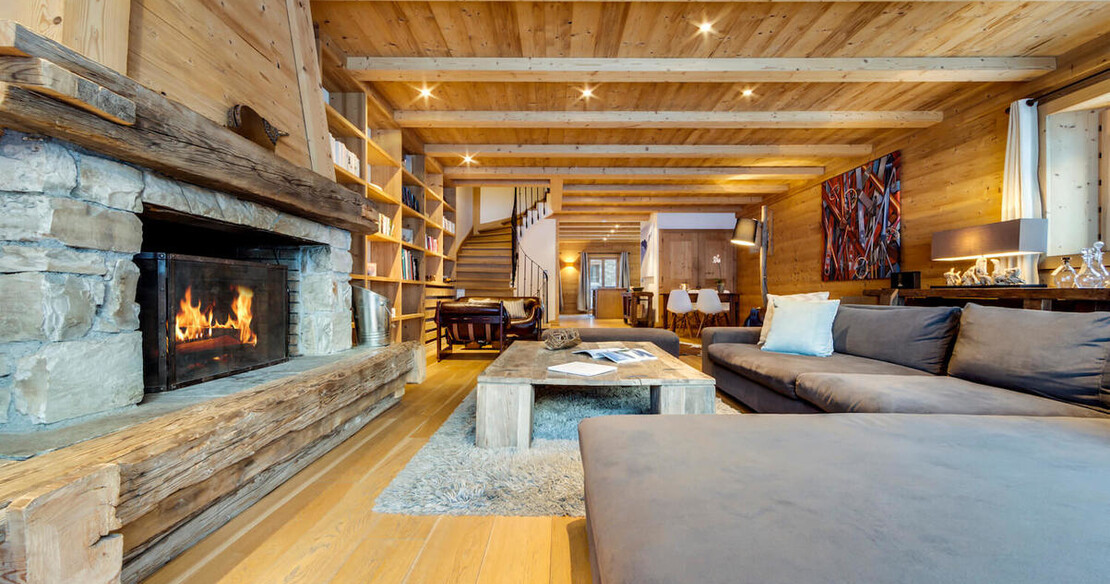 Chalet Sarire - fireplace