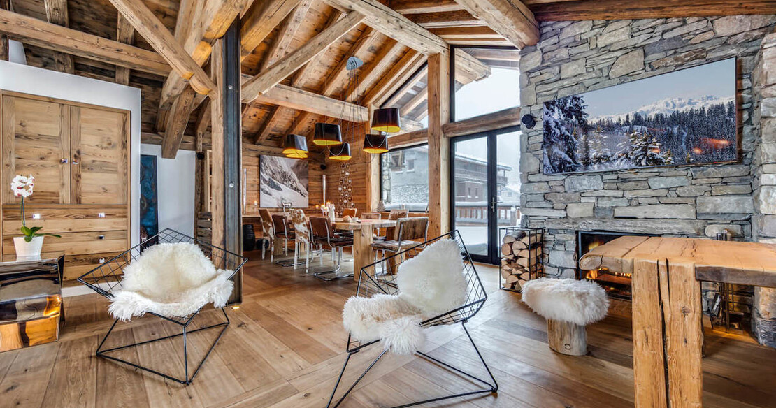 Chalet Vieux Pont - Val d'Isere - living area