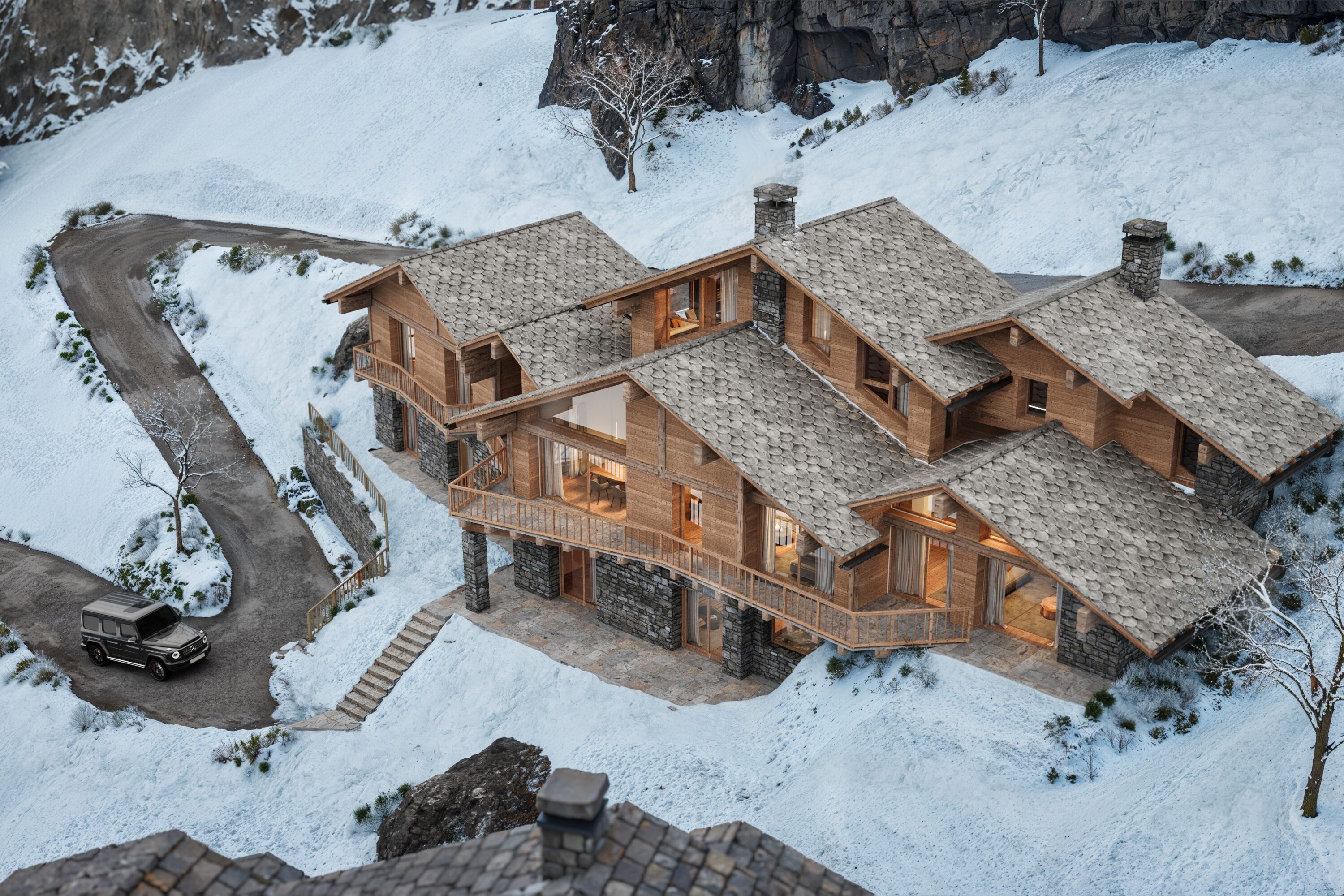 Luxury chalets in Cervinia - Chalet Breithorn