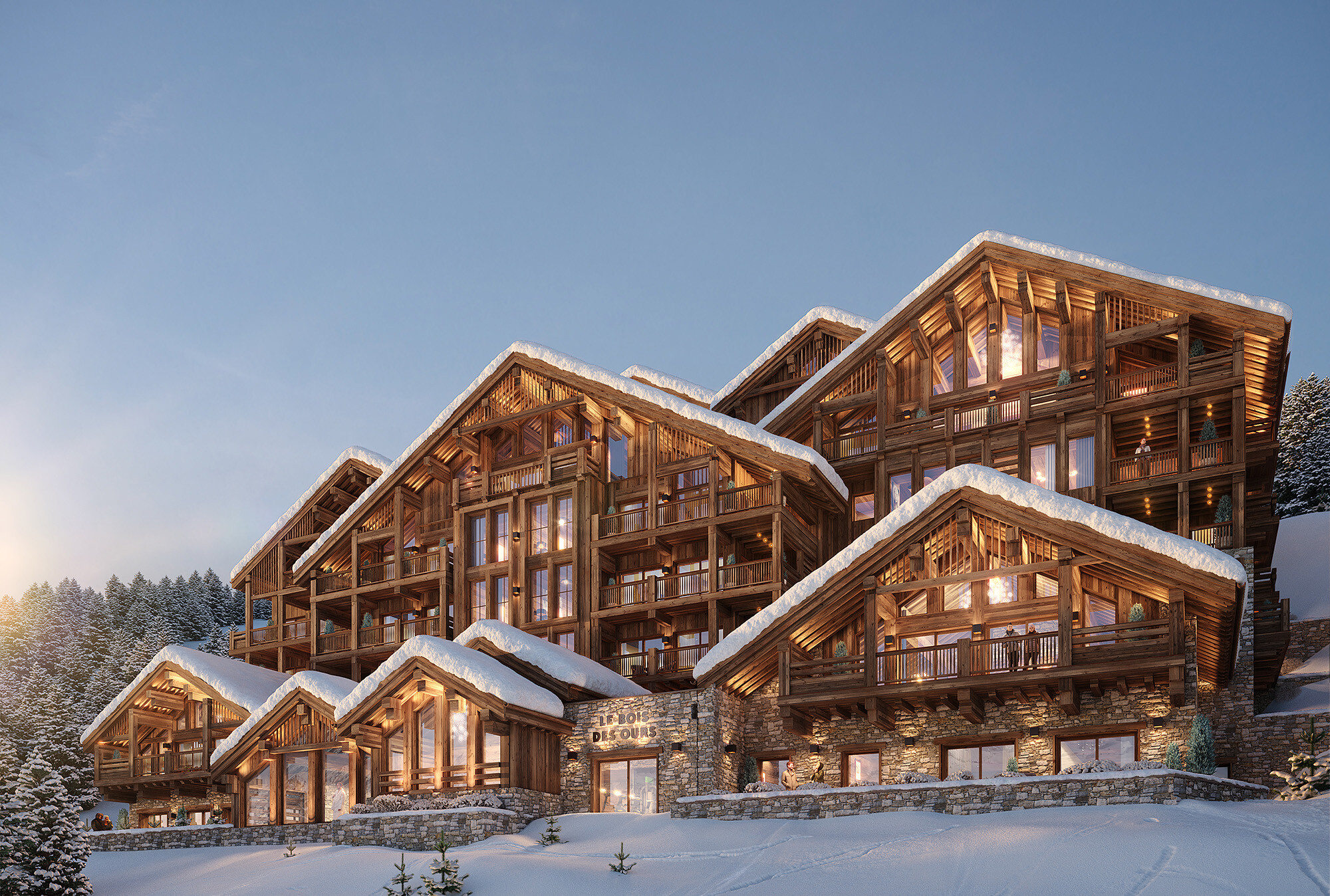 Luxury chalets in Meribel - Apartment Champlain